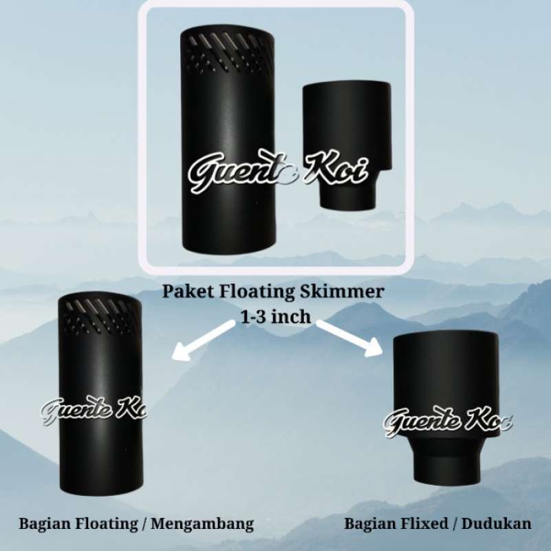 Jual Skimmer Kolam Koi Floating Skimmer 1 ke 3 inch di Seller Affandra