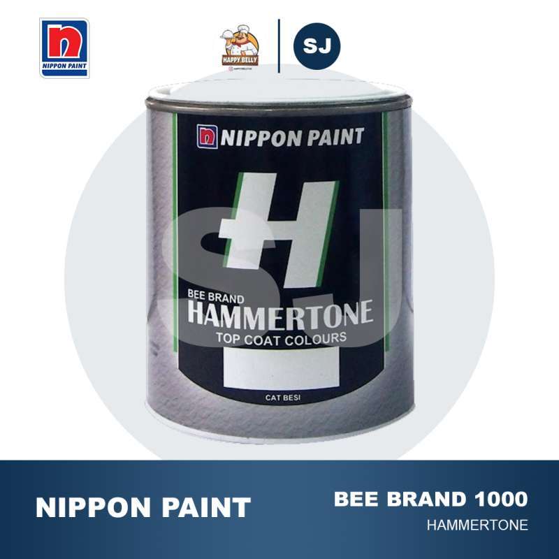 Jual Nippon Bee Brand 1000 Hammertone 1ltr / Cat Kayu Besi 3D di Seller