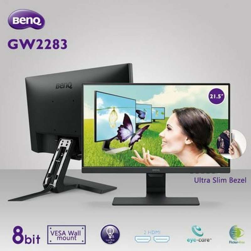 Jual Promo Monitor Benq Gw2283 Ips Eye Care Fhd +Speaker 22 Inch Slim