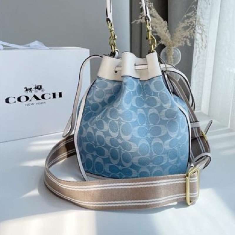 Jual Coach Field Bucket Bag In Signature Chambray C4693 di Seller Trans