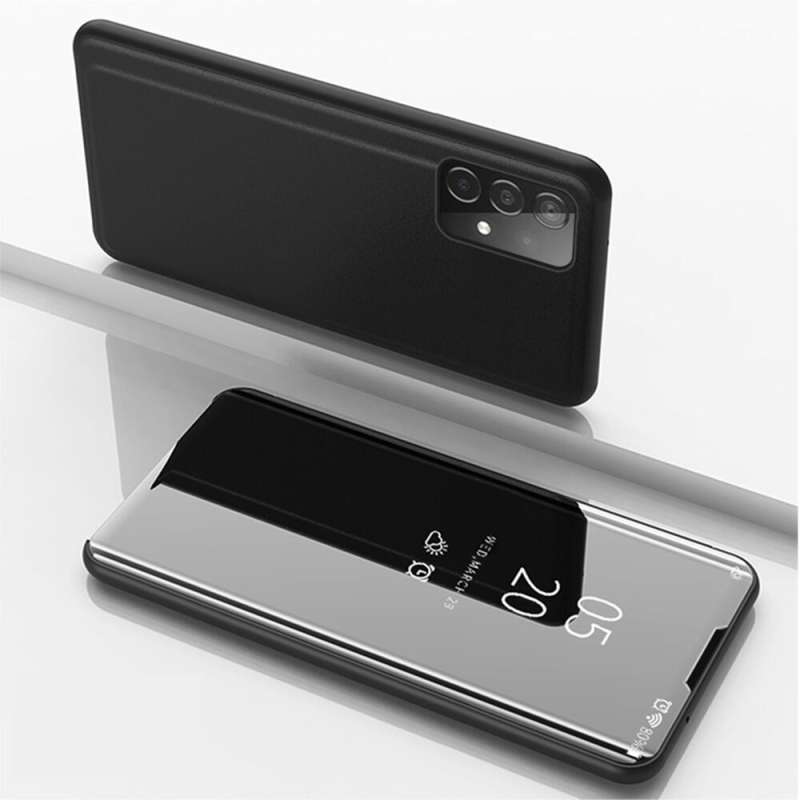 Jual Samsung Galaxy A53 5G Flip Clear View Standing Cover Mirror Case