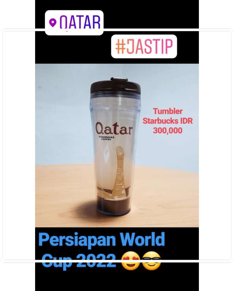 Jual Tumbler Starbucks Qatar Kode 241 di Seller Cerenti Subur Wijaya