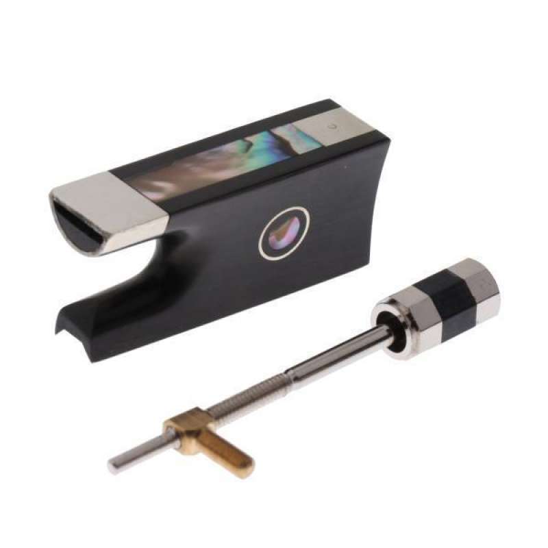 Promo 4xBow Frog 4/4 Violin Ebony Wood Bow Frog with Pearl Slide Violin