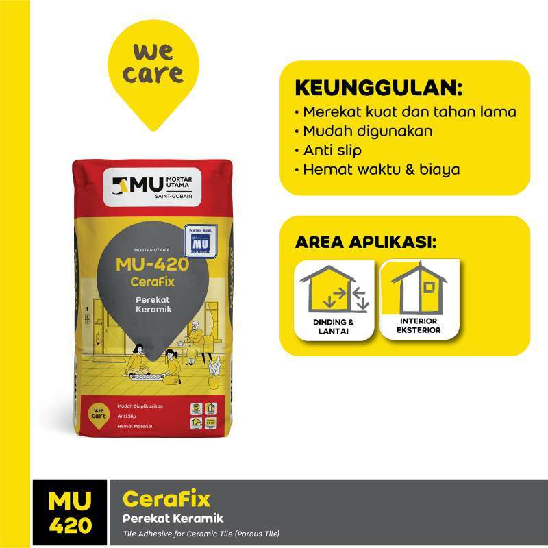 Jual Mortar Utama Mu-420 Cerafix Perekat Keramik - Porous Tile 25kg Di ...