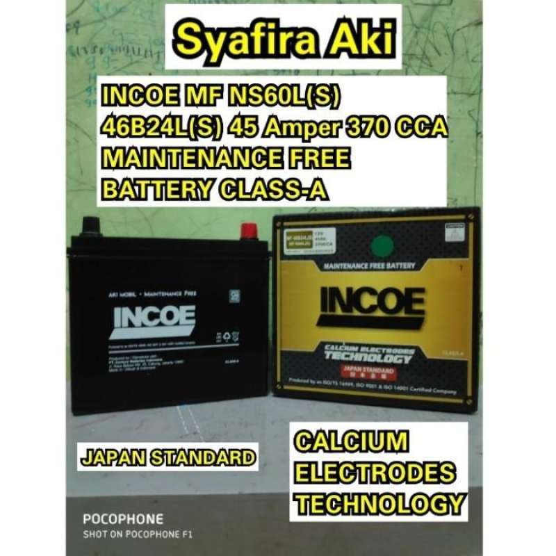 Jual Aki Mobil Honda CRV -HRV -Odyssey INCOE MF Astra NS60LS Aki Kering