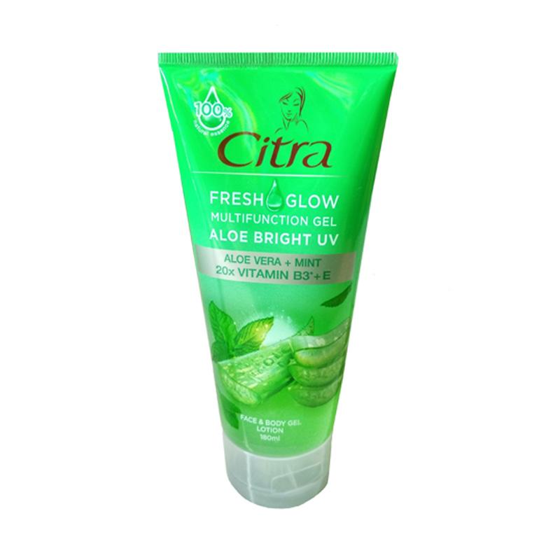 Jual Citra Fresh Glow Gel Aloe Bright Uv Body Lotion [180 Ml] Di Seller