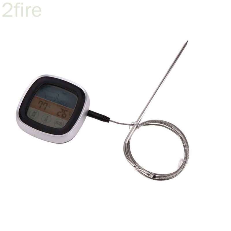 Promo Colorful Touchscreen Temperature Gauge Kitchen BBQ Meat Food