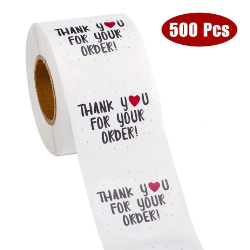Jual STIKER THANK YOU FOR YOUR ORDER (500PCS) TEMPELAN UCAPAN TERIMA ...