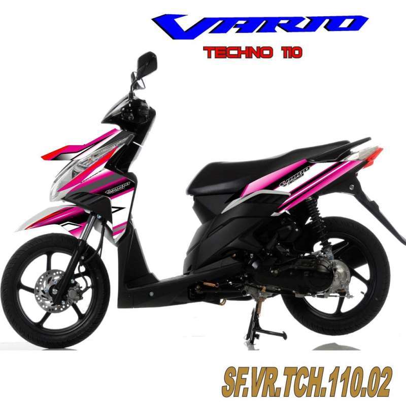 Jual VARIO STICKER STRIPING VARIO 110 TECHNO - STIKER MOTOR VARIO 110
