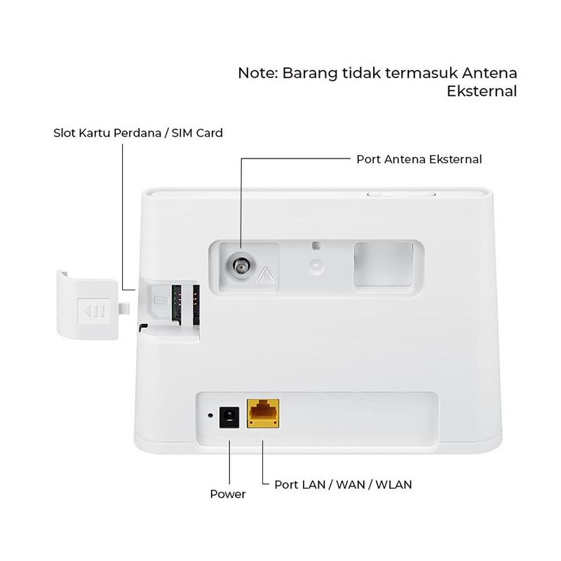 Jual Huawei B311AS-853 Wireless Modem Router [4G LTE/ 150