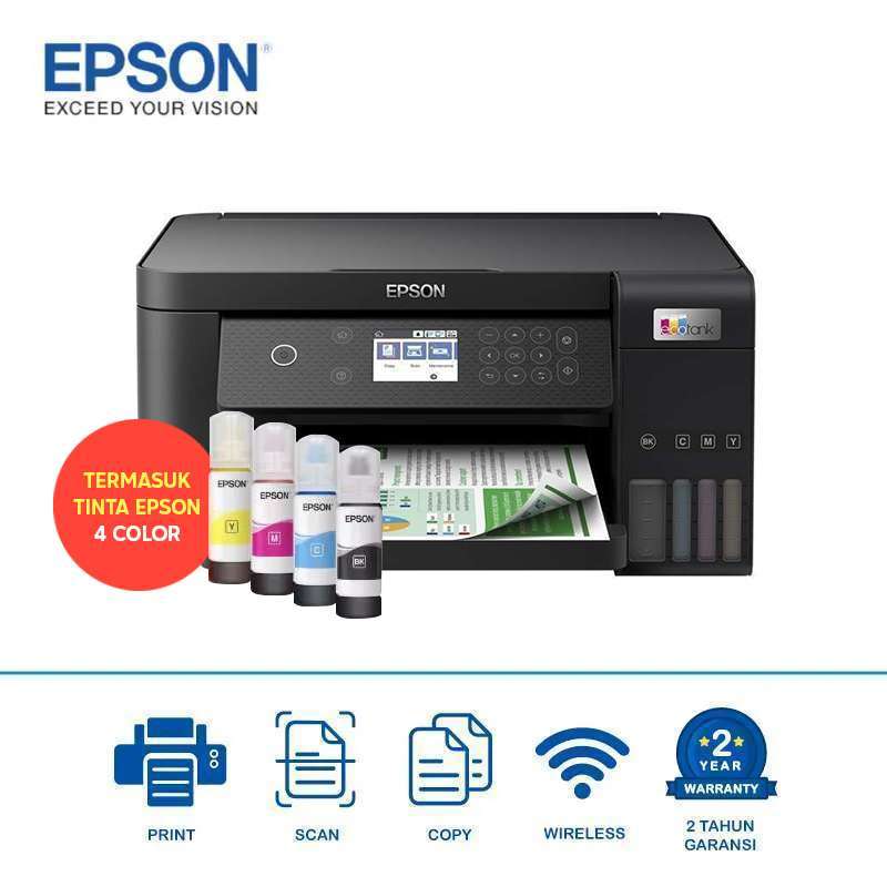Promo Epson EcoTank L6260 A4 WiFi Duplex AllinOne Ink Tank Printer (PrintScanCopyWifi