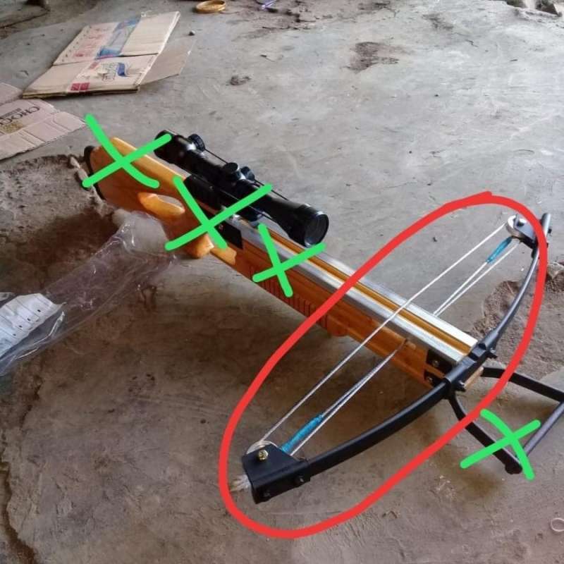 Jual Limb Busur Crossbow Katrol 100 lbs Panah Silang Efg Aluminium
