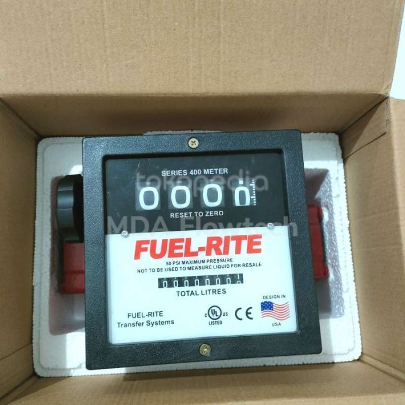 Promo Flow meter Fuel Rite 1.5 inch - Flowmeter minyak 4 digit 1 1/2 ...