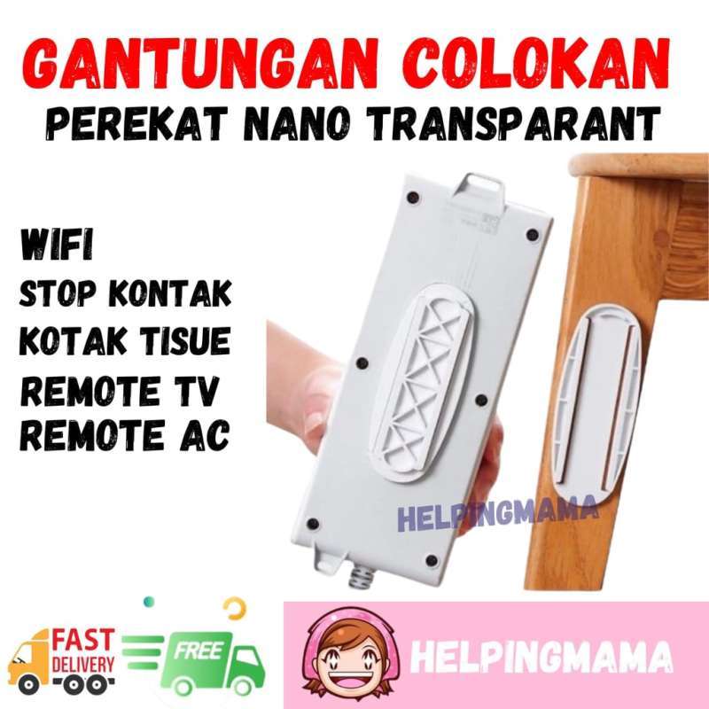 Jual Gantungan Colokan Stop Kontak Holder Remote Tempelan Colokan ...