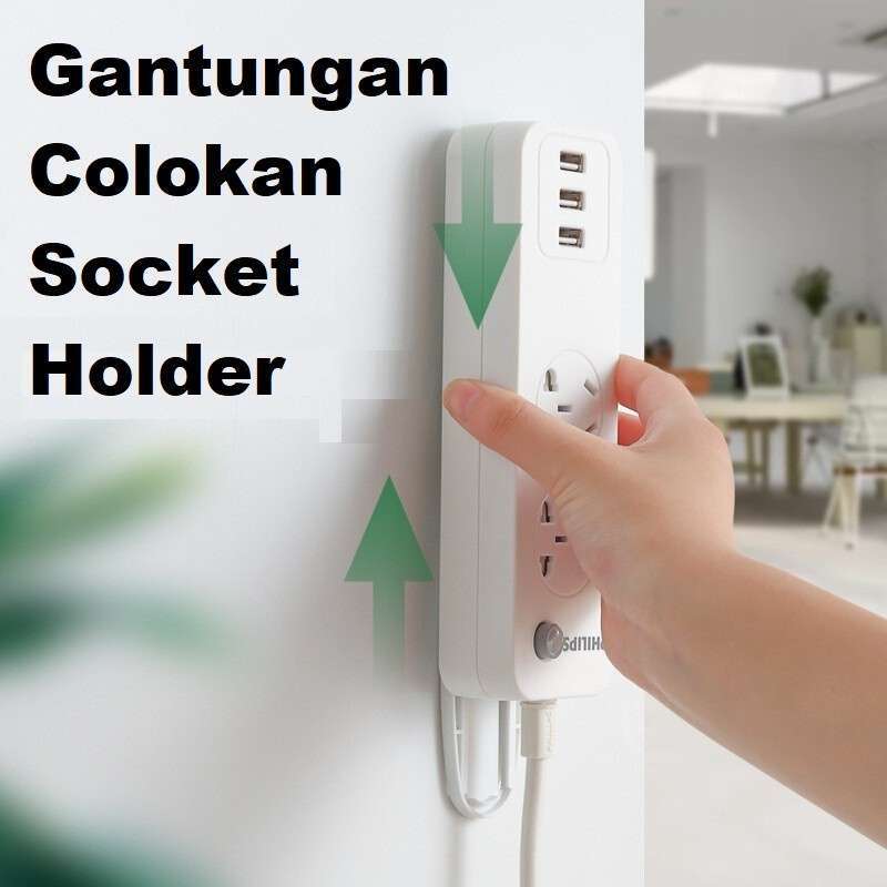Jual Gantungan Colokan Stop Kontak Holder Remote Tempelan Colokan ...