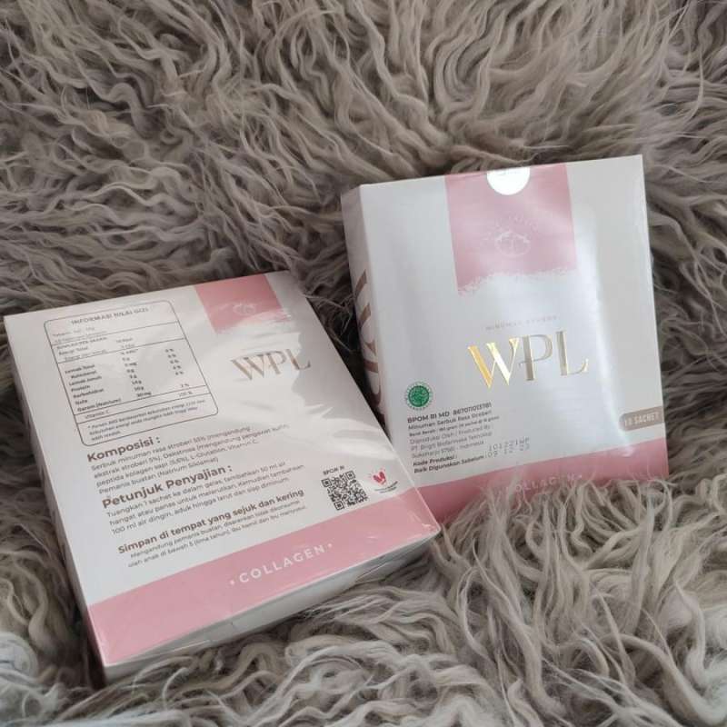 Jual Wpl Collagen Drink Minuman Serbuk Rasa Strawberry 100 Original Di