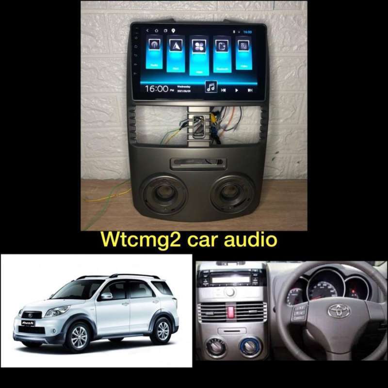 Jual radio tape head unit android 9 inch RUSH TERIOS 20112017 di