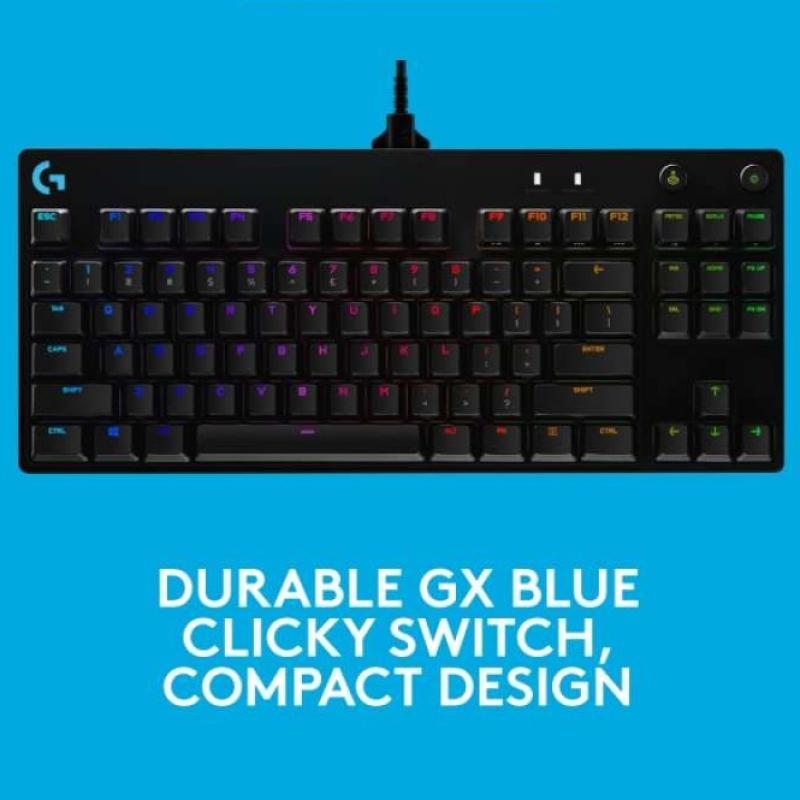 Promo Logitech G Pro Clicky Keyboard Gaming Mechanical Tkl Rgb For