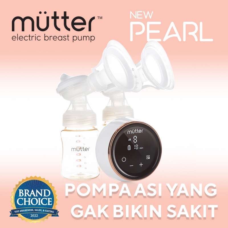 Jual MUTTER NEW PEARL Pompa ASI Elektrik Double Breast Pump di Seller