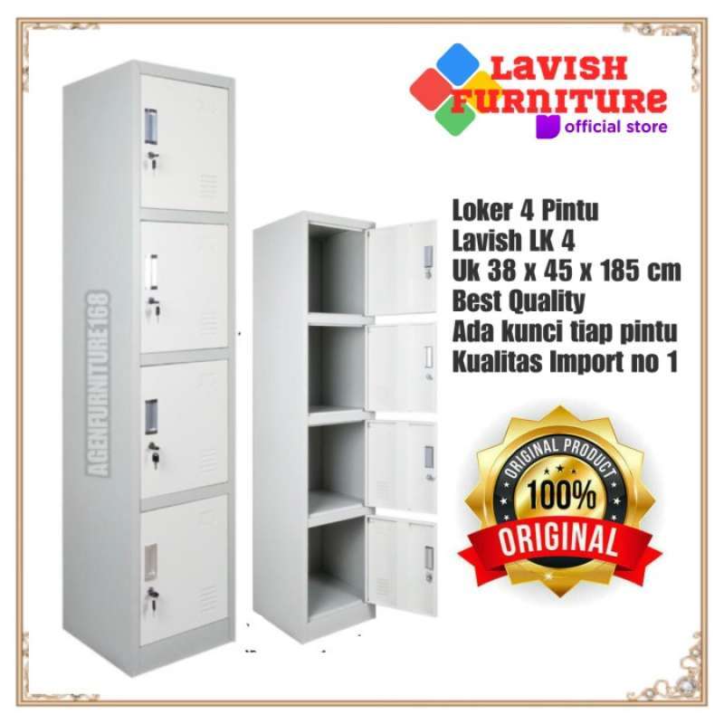 Promo Locker 4 Pintu Full Besi (Sap Lk 004) Diskon 10 di