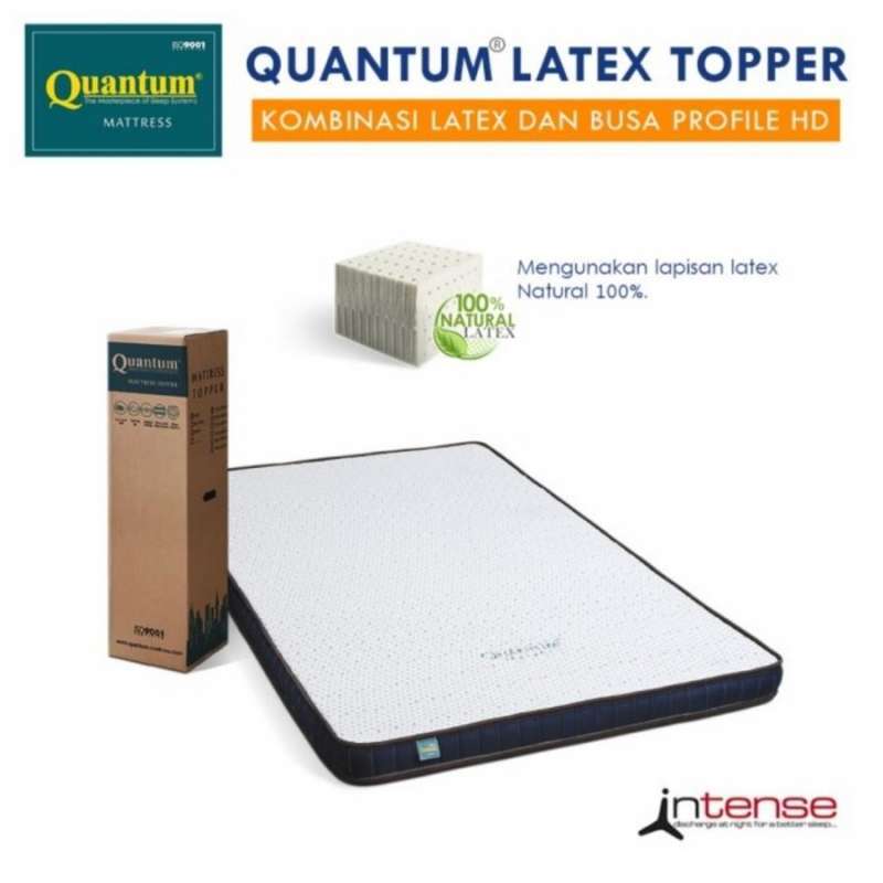 Jual Quantum Latex Topper 9cm Intense Mattress Kasur Springbed Spring