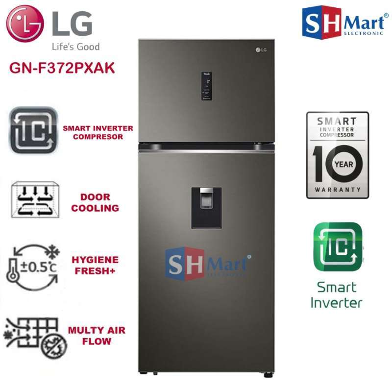Jual KULKAS LG 2 PINTU GNF372PXAK KAPASITAS 410 LITER SMART INVERTER