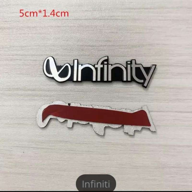 Jual Decal Sticker Emblem 3D Infinity Logo Audio Speaker di Seller