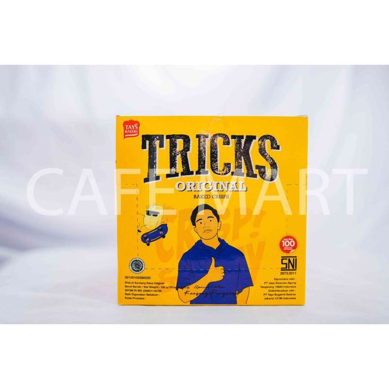 Jual Tricks Snack Baked Chips Potato Kentang Box Isi 10 Original ...