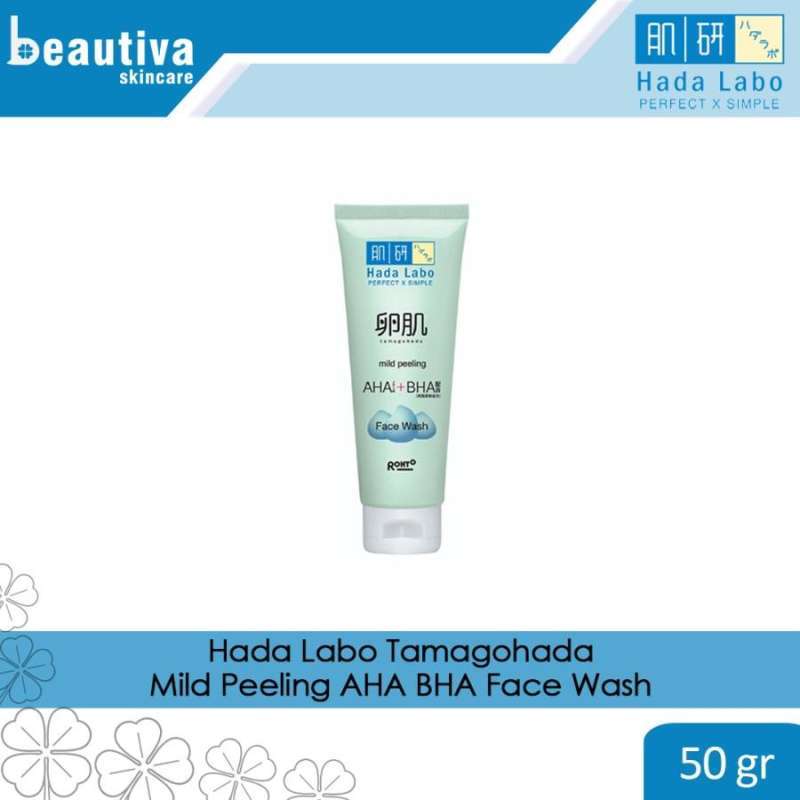 Jual Hada Labo Tamagohada Mild Peeling AHA BHA Face Wash di Seller Beautiva Skincare Official