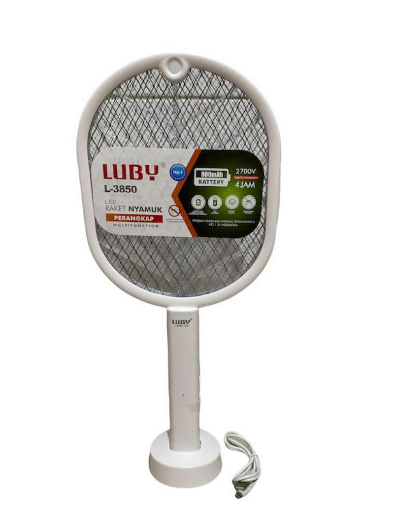 Promo Luby Raket Nyamuk Electric Mini 2 in 1 Mosquito Killer L-3850 di