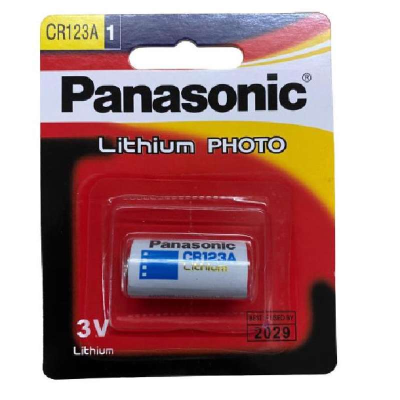 Jual Baterai Panasonic CR 123A Lithium 3V / Battery Batere Lithium
