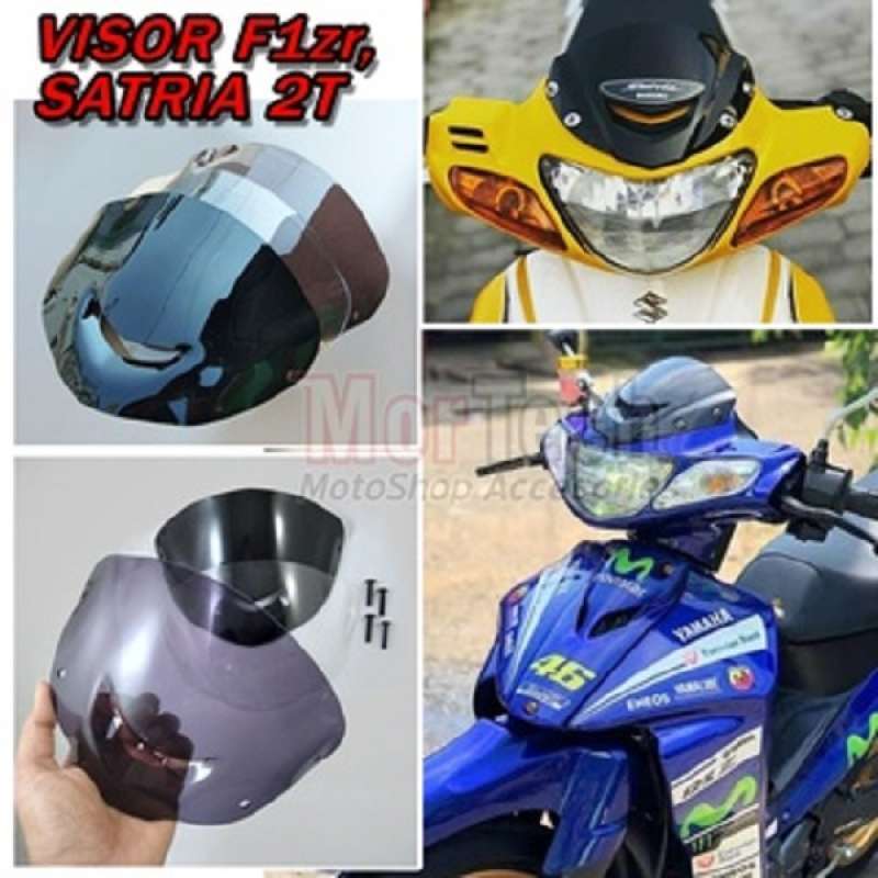 Jual Visor 125ZR 125Z Kaca Mika Winshield Batok Set Baut Probolt F1zr