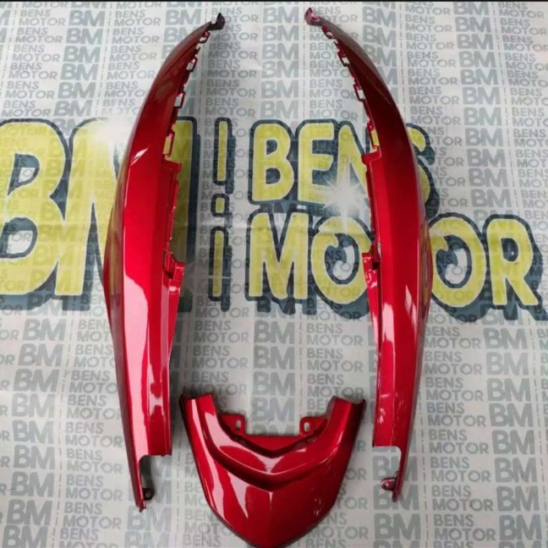 Promo SPECIAL COVER BODY BELAKANG YAMAHA MIO SOUL GT WARNA MERAH Diskon