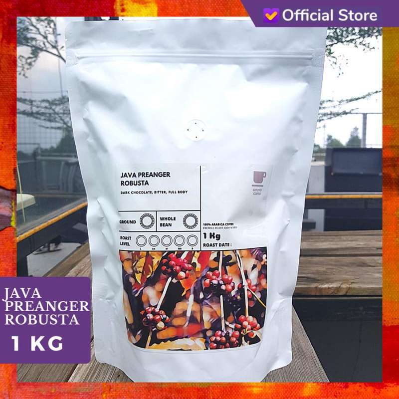Jual Kopi Java Preanger Robusta 1 Kilogram Biji Dan Bubuk di Seller ...