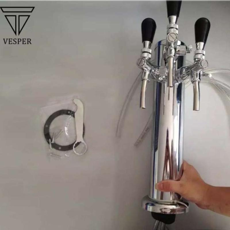 Promo Beer Tower Triple Tap With Flow Control / Kran Kegerator
