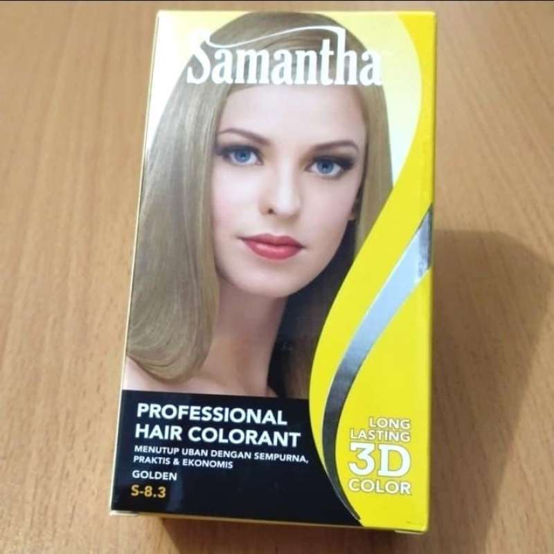 Jual SAMANTHA PROFESSIONAL hair colorant golden pewarna rambut 3D color