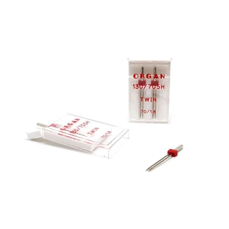 Jual ORGAN NEEDLE JARUM KEMBAR DOUBLE NEEDLE 1.6 MM MESIN JAHIT