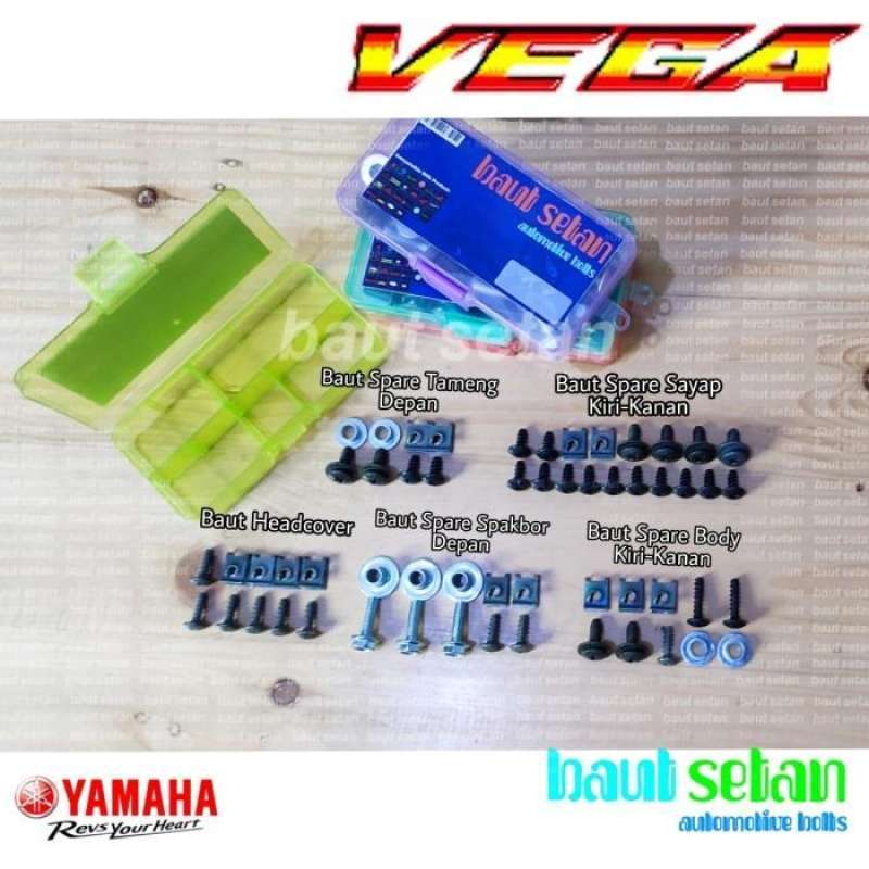 Part Vega R Jual Baut Body Spare Yamaha Vega R New 2006-2008 (baut Body Full Halus ...