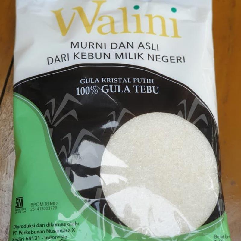 âˆš Walini Gula Kristal Putih 100% Gula Tebu [pouch/ 1 Kg