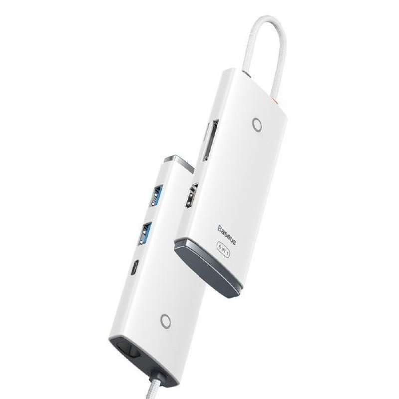 Jual Baseus Adapter Hub Lite 6-port Type C To 2x Usb +hdmi +type C +sd ...
