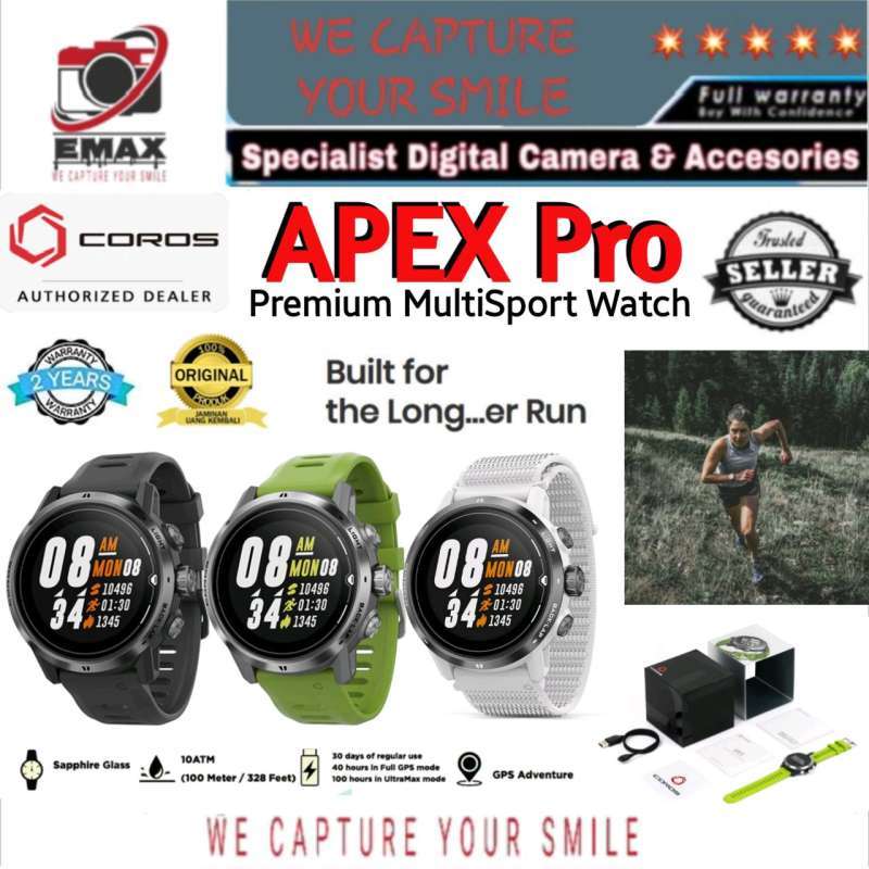 Jual COROS APEX Pro Premium Multi Sport Watch GPS Adventure Smart Watch