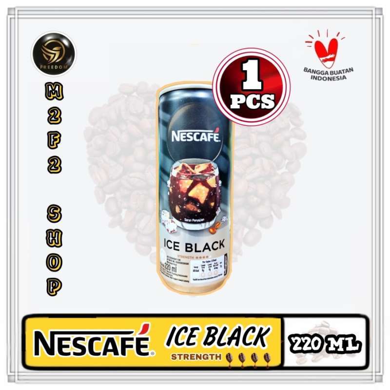 Promo Kopi Nescafe Ala Cafe Ice Black Kaleng Can 220 ml (Kemasan