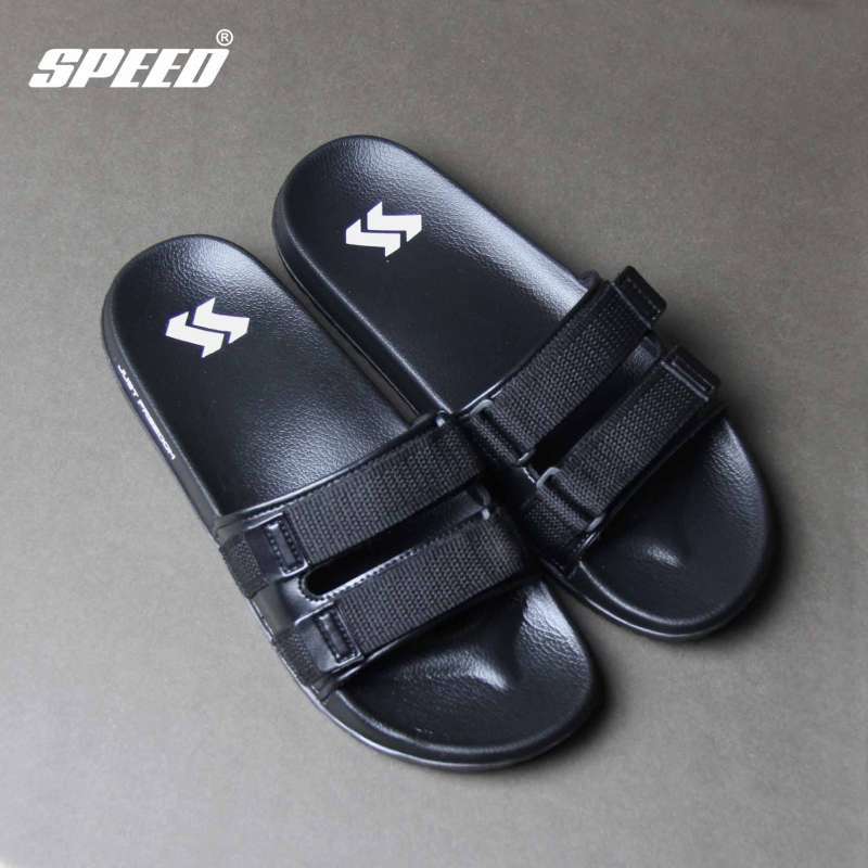 Promo Speed Sandal Hunter Sandal Pria Hitam Sandal Slipper 39 44