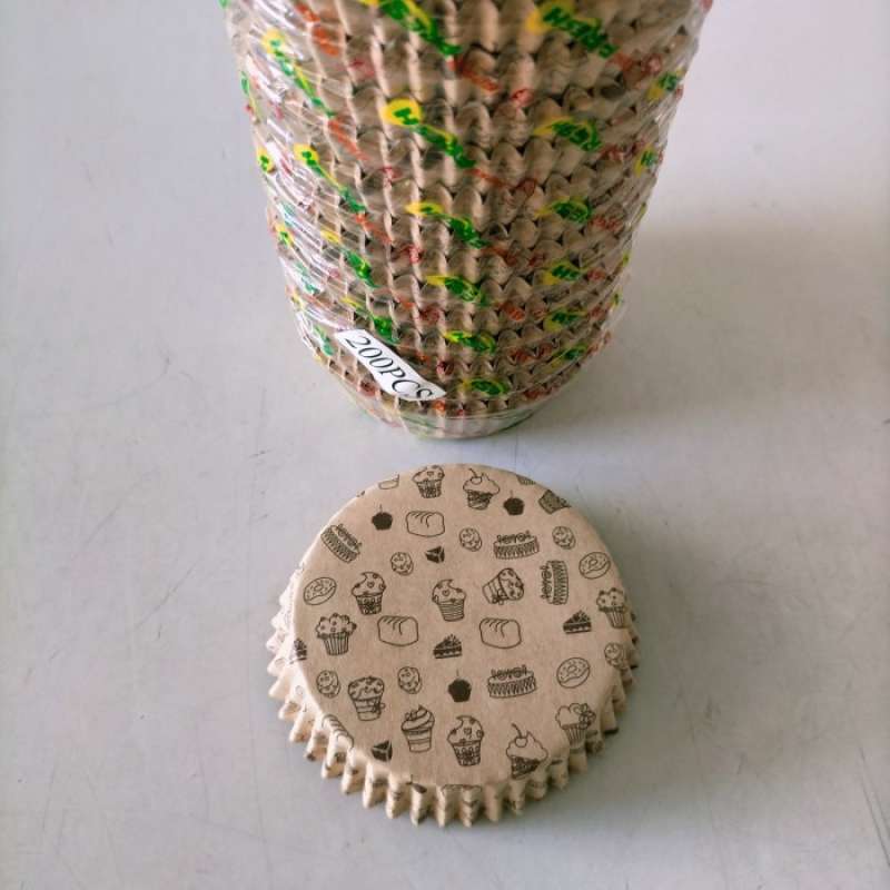 Jual Paper Cup Roti Bulat 1Pack Isi 200Pc di Seller Honey Living