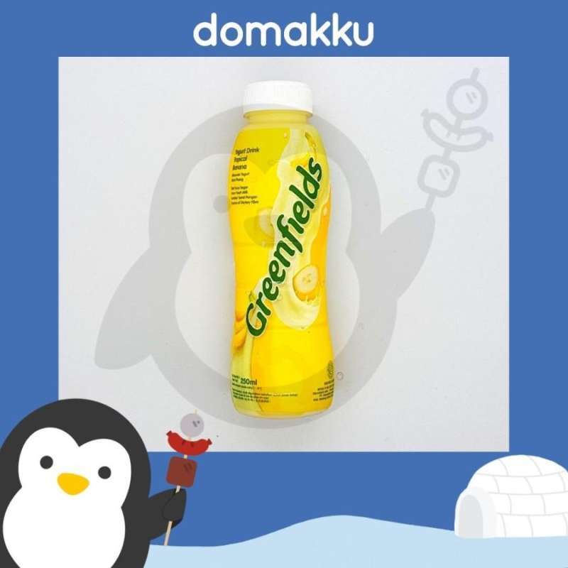 Jual Greenfield Yogurt Drink Tropical Banana 250ml, Yogurt Minum Halal