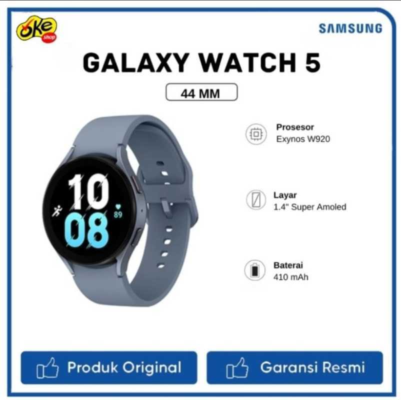 Jual Samsung Galaxy Watch 5 44mm Smartwatch di Seller Okeshop Official ...