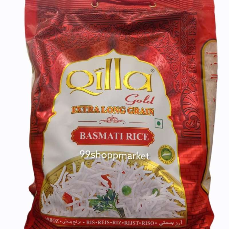 Jual Lal Qilla Gold Extra Long grain basmati Rice 5 kg di Seller