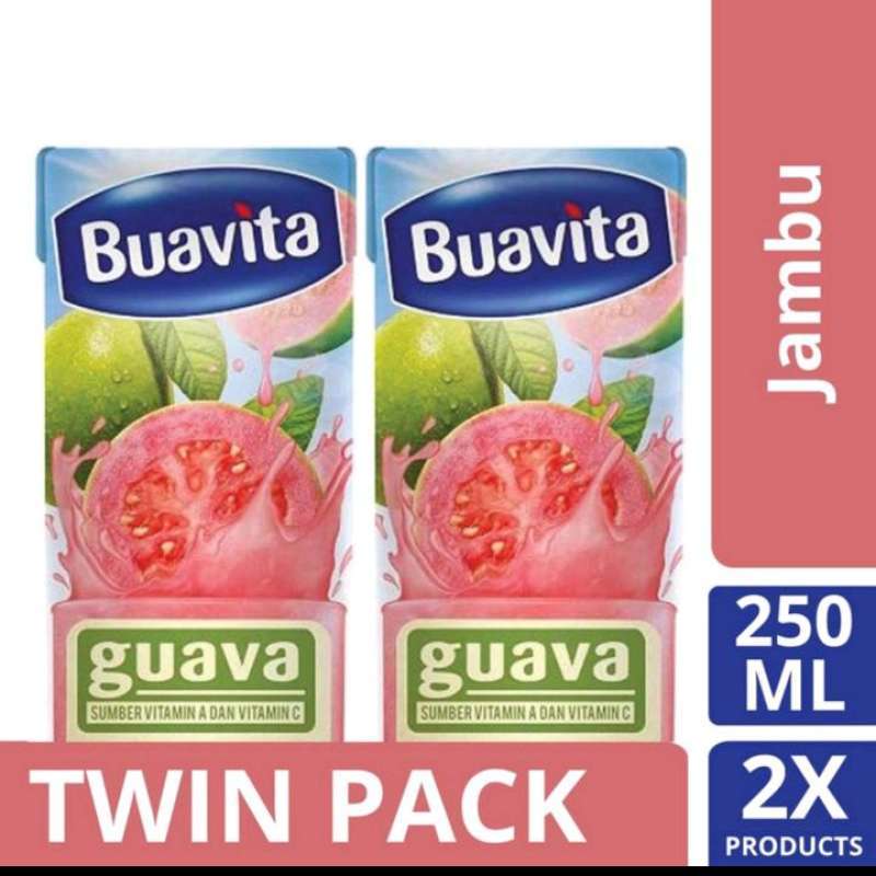 Jual Buavita jus buah jambu biji ukuran 250 Ml Isi 2 Pcs manfaat buah