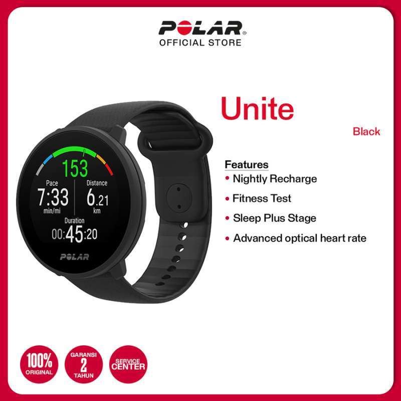 Jual Polar Unite Smartwatch Fitness Tracker Garansi Resmi 2 Tahun di