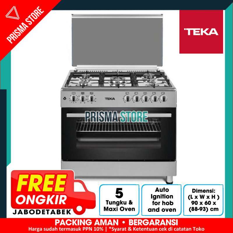 Promo Teka Freestanding Gas Cooker Kompor Oven FS96F 5G MAXI Diskon 7